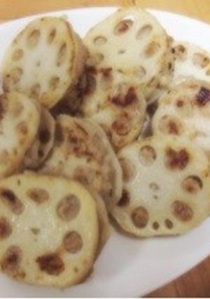れんこんのはさみ焼き-レシピのメイン写真