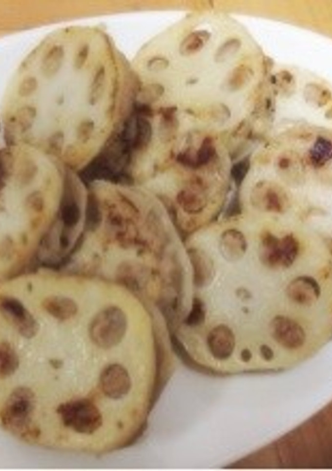 れんこんのはさみ焼き-レシピのメイン写真