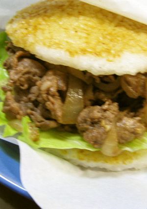 ノンオイルフライヤーdeライスバーガー♪-レシピのメイン写真