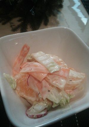 柿サラダ-レシピのメイン写真
