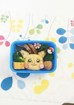ポケモン☆ピチュー　キャラ弁-レシピのメイン写真