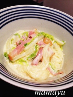 *そうめんの消費にクリームソーメン*-レシピのメイン写真