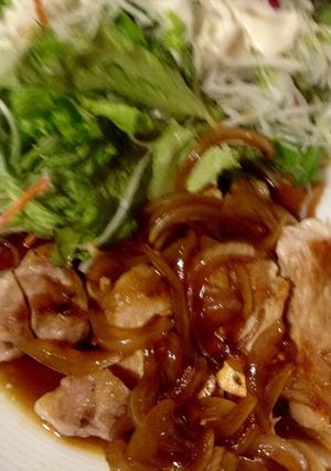トンテキニンニク醤油ソース-レシピのメイン写真