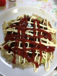 満腹ジャガイモお好み焼き-レシピのメイン写真