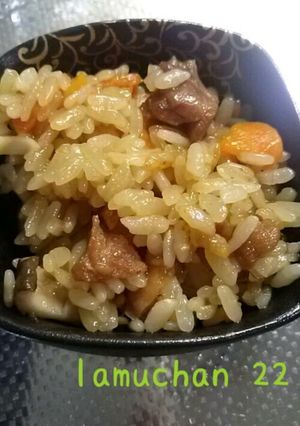 焼き鳥缶詰でつくる簡単おこわ-レシピのメイン写真