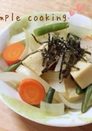 野菜たっぷり高野豆腐の煮物-レシピのメイン写真