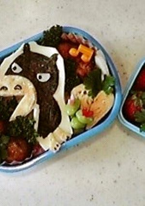 カバヤのカバガラス♪のキャラ弁(≧∇≦)-レシピのメイン写真