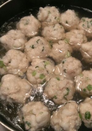 鶏肉だんごのスープ(基本・はんぺん)-レシピのメイン写真