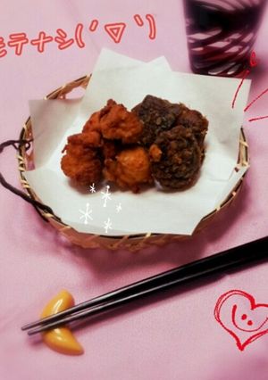 鶏肉と椎茸の味噌風味揚げ-レシピのメイン写真