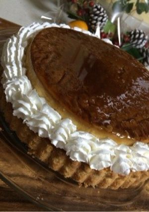 大きなプリンタルト-レシピのメイン写真