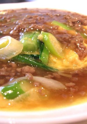 ♪ニラ玉風ひき肉あんかけ-レシピのメイン写真