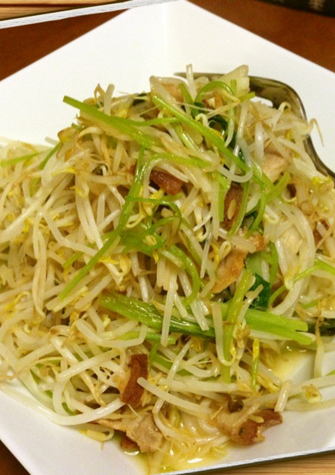 もやしと三つ葉の炒めもの-レシピのメイン写真