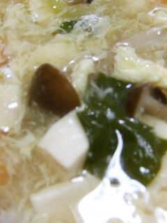 青梗菜と卵のスープ 72kcal-レシピのメイン写真