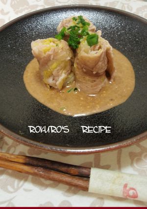➏　レンジで5分☆ロール白菜　➏-レシピのメイン写真