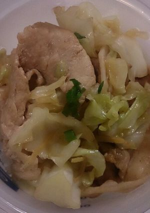 豚肉☆キャベツのあっさり生姜焼き風-レシピのメイン写真