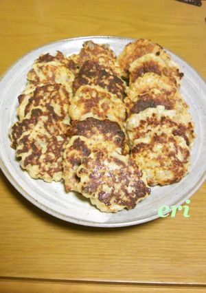 鶏ミンチとなめ茸のハンバーグ-レシピのメイン写真