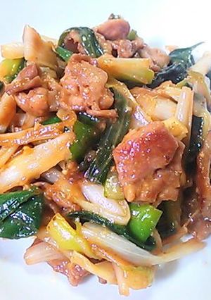 ご飯がすすむ～ 葱と豚肉の油味噌-レシピのメイン写真