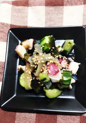 たこの酢の物-レシピのメイン写真