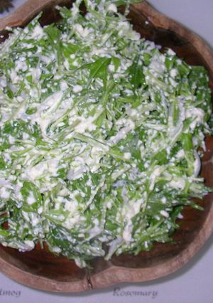 水菜サラダ(豆腐編)-レシピのメイン写真