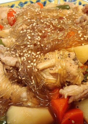 鶏肉ほろ～り甘辛旨うま♡安東チムタク-レシピのメイン写真