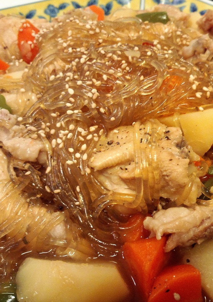 鶏肉ほろ～り甘辛旨うま♡安東チムタク-レシピのメイン写真