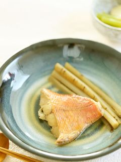 金目鯛の煮付け♓ごぼう添え-レシピのメイン写真