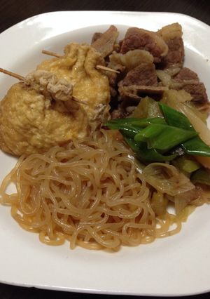 幸せの巾着入り♥︎肉豆腐風-レシピのメイン写真