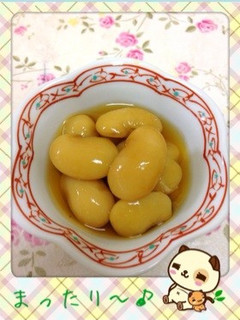 白花豆煮…水筒を使って…(o˘◡˘o)-レシピのメイン写真