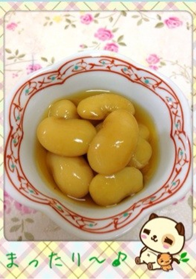 白花豆煮…水筒を使って…(o˘◡˘o)-レシピのメイン写真