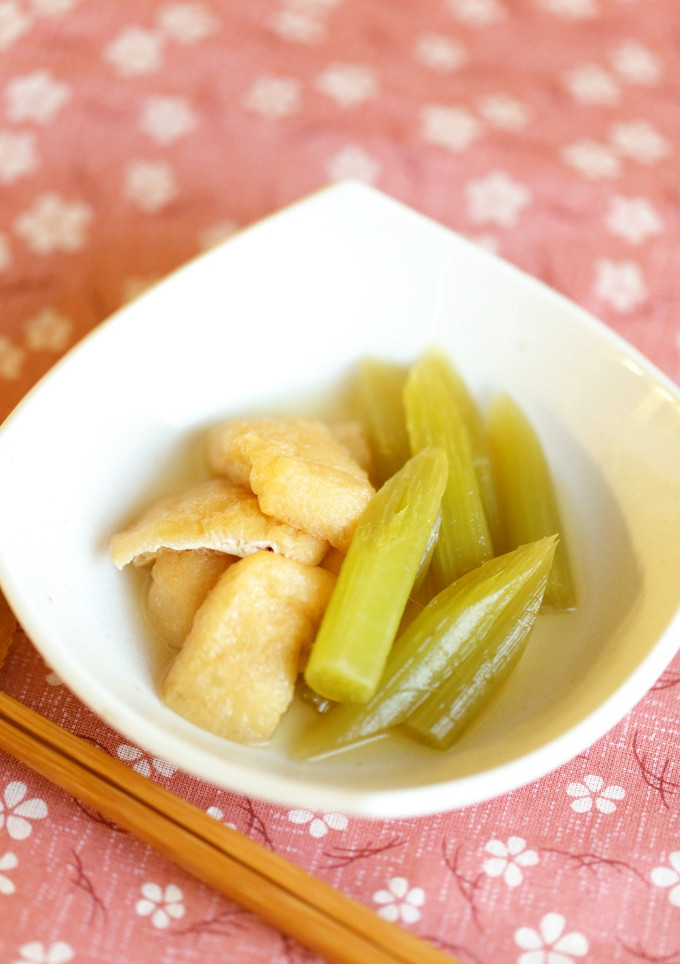塩分控えめ♧蕗とおあげの煮物-レシピのメイン写真