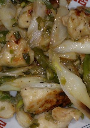 鶏肉の塩麹漬けとネギのさっぱり炒め-レシピのメイン写真