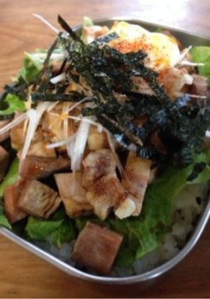 お弁当にチャーシュー丼-レシピのメイン写真