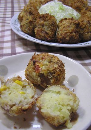 時短♪簡単♪超旨♪ 肉巻きコロッケ-レシピのメイン写真