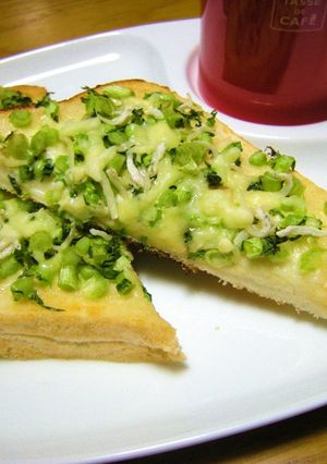 朝食に❤大根葉とシラスのトースト❤-レシピのメイン写真