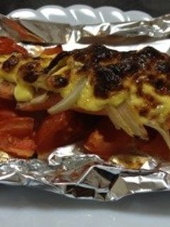 ☆オーブンで超簡単!鮭のマヨトマ焼き☆-レシピのメイン写真