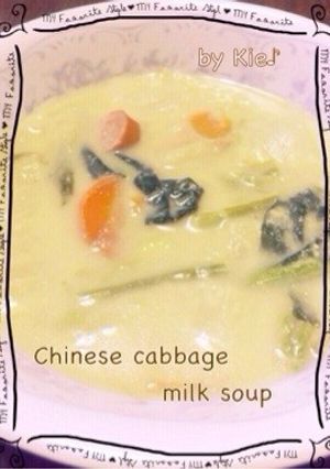白菜のミルクスープ 〜味噌仕立て〜-レシピのメイン写真