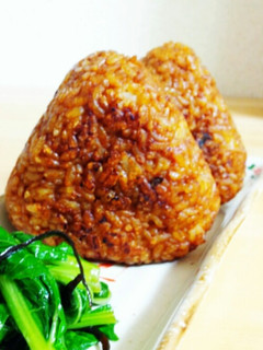 焼きおにぎり#残った味噌で-レシピのメイン写真