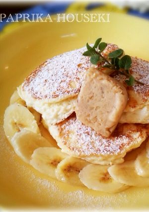 おうちで♡bills風リコッタパンケーキ-レシピのメイン写真