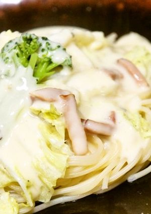 早ゆでクイック＆ソースde簡単パスタ-レシピのメイン写真