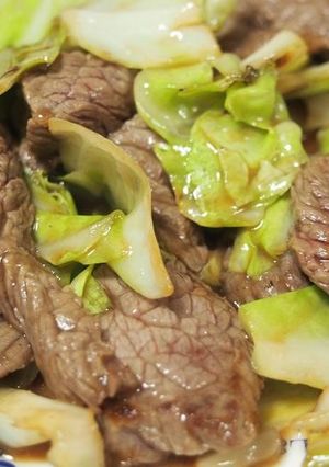 牛肉とキャベツのオイスターソース炒め-レシピのメイン写真