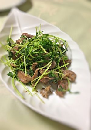 ✿砂肝と豆苗炒め✿-レシピのメイン写真