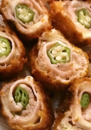 豚ロース薄切り肉で巻き巻き♪お弁当にも☆-レシピのメイン写真
