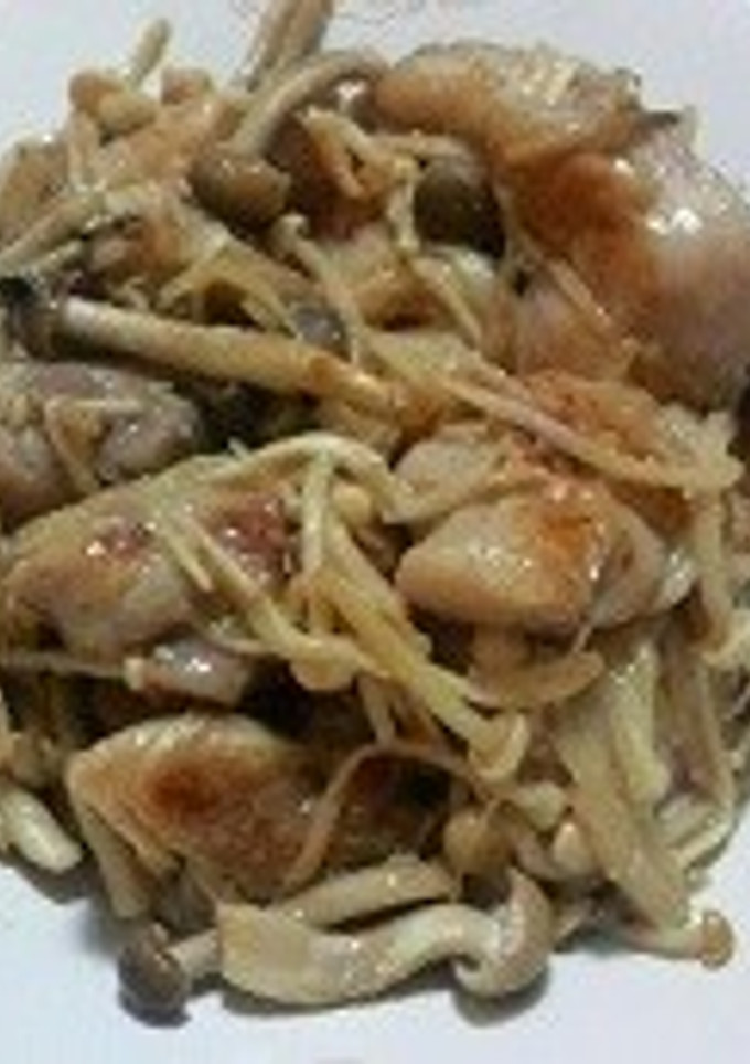 塩麹　鶏肉ときのこの炒め物-レシピのメイン写真