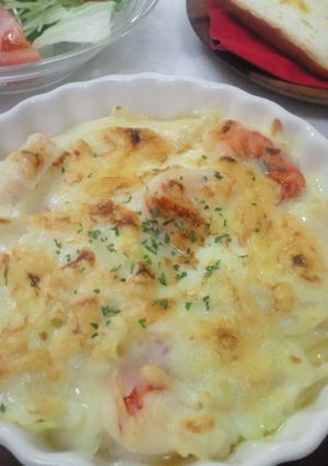 魚焼きグリルでグラタン-レシピのメイン写真
