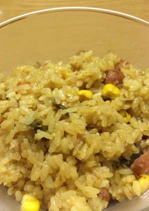 カレー粉使用♪炊飯器で作るカレーピラフ♪-レシピのメイン写真