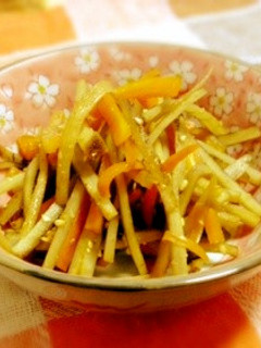 やさしいきんぴらごぼう-レシピのメイン写真
