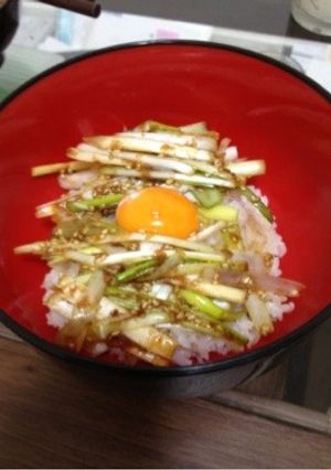 白髪ネギの照り焼き丼-レシピのメイン写真