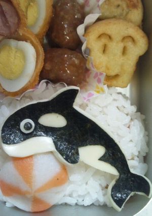 キャラ弁☆シャチ☆-レシピのメイン写真
