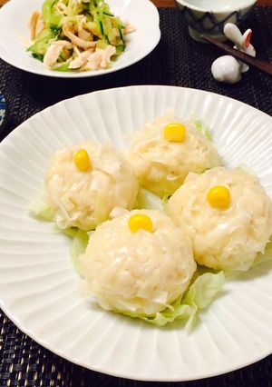 ダイエット中も◎豆腐＆鶏ひき肉シュウマイ-レシピのメイン写真
