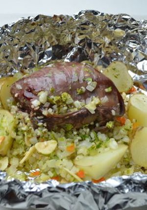 54.鹿肉の豪華なホイル包み焼き-レシピのメイン写真